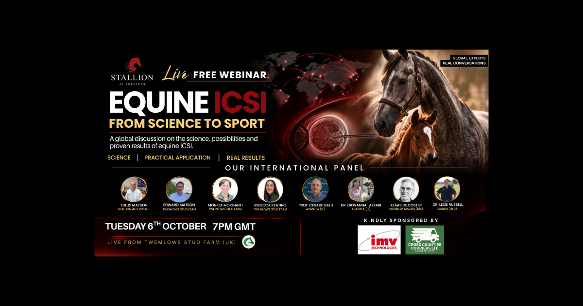 Equine ICSI: From Science to Sport – Join Our Free Global Webinar